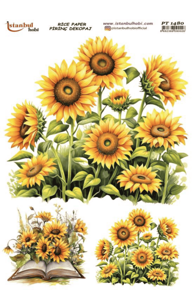Pirinç Dekopaj Ayçiçek Serisi PT-1480