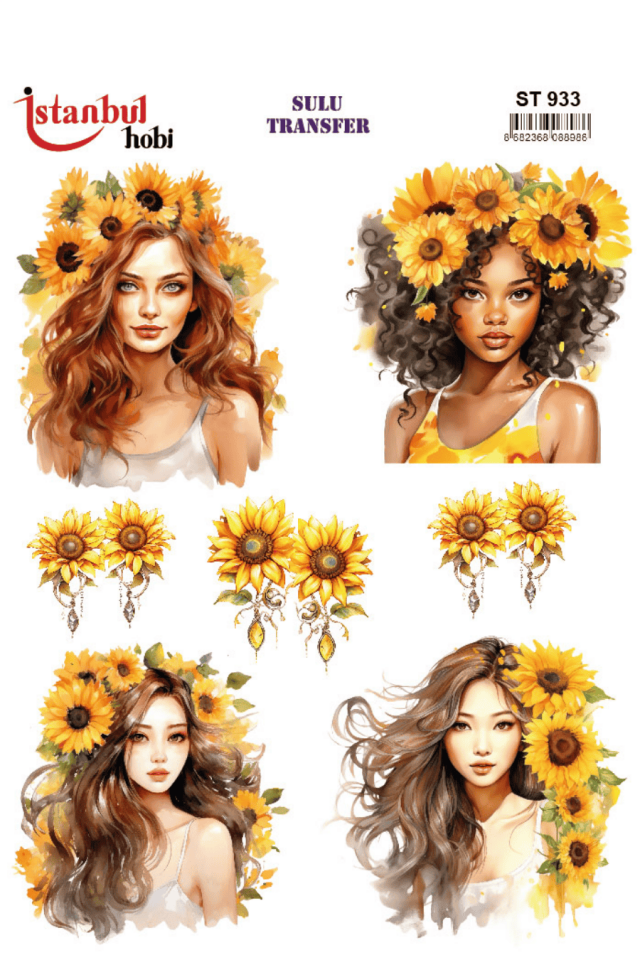 Sulu Transfer Kadınlar Desen Seri ST933