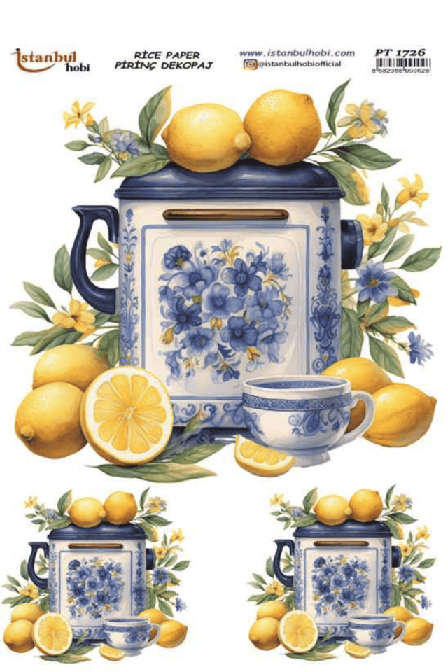 Pirinç Dekopaj Limon Desen Serisi PT-1726