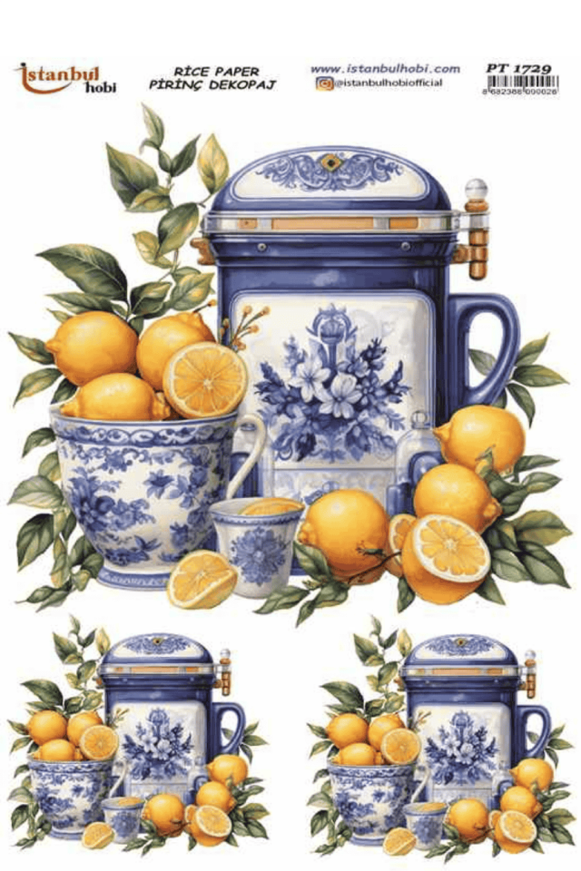 Pirinç Dekopaj Limon Desen Serisi PT-1729