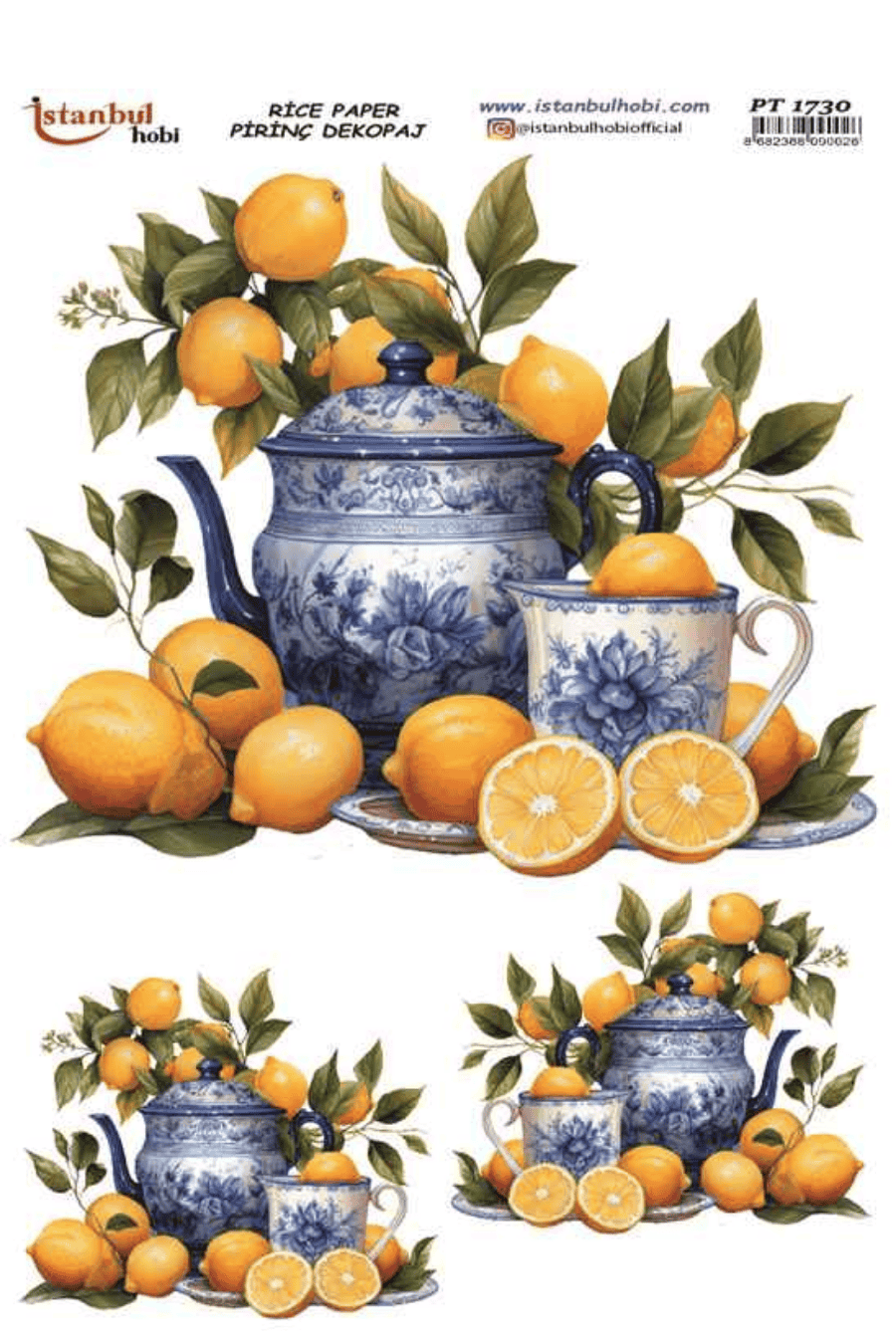 Pirinç Dekopaj Limon Desen Serisi PT-1730
