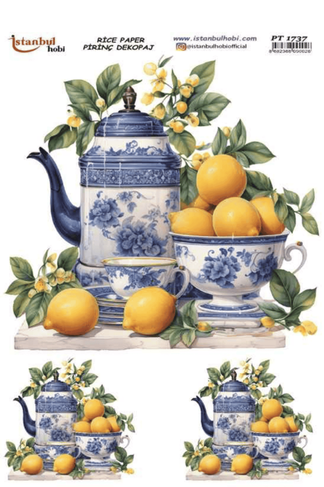 Pirinç Dekopaj Limon Desen Serisi PT-1737