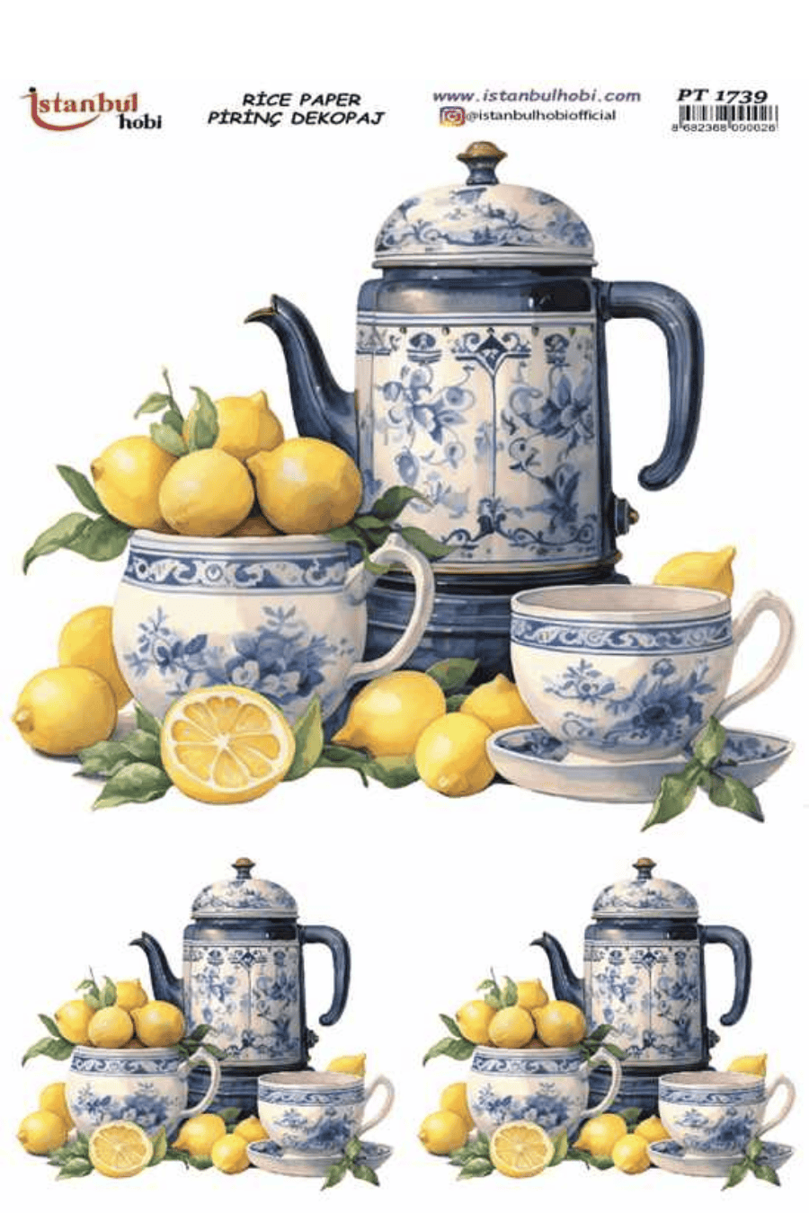 Pirinç Dekopaj Limon Desen Serisi PT-1739