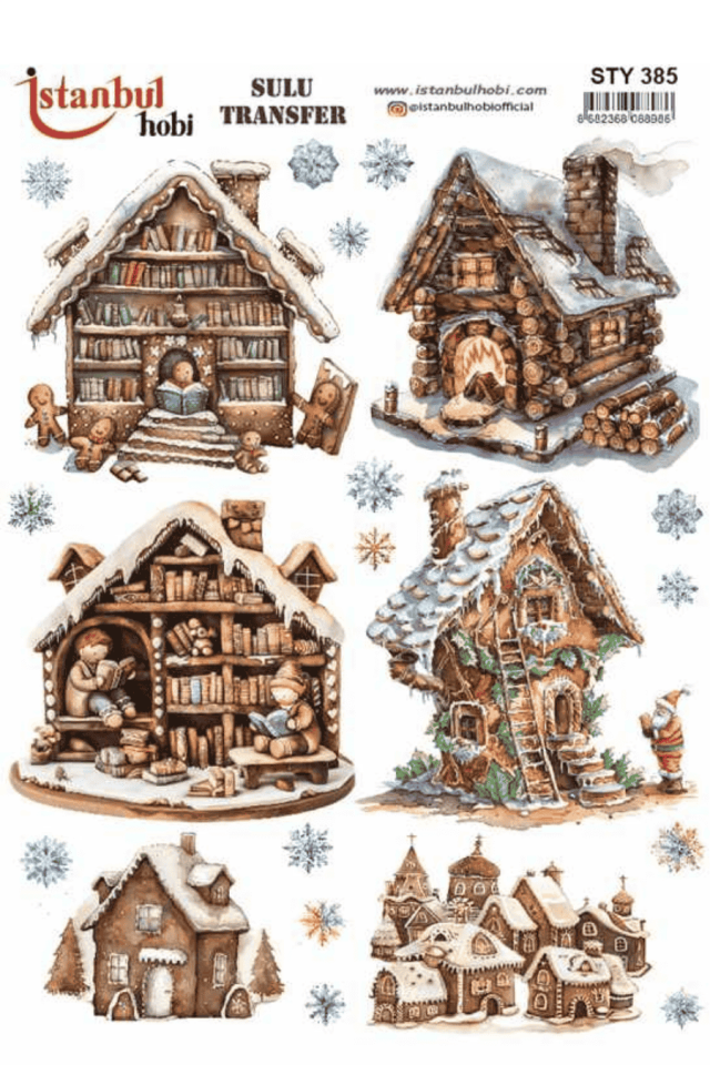 Sulu Transfer Yılbaşı Desen Seri STY385