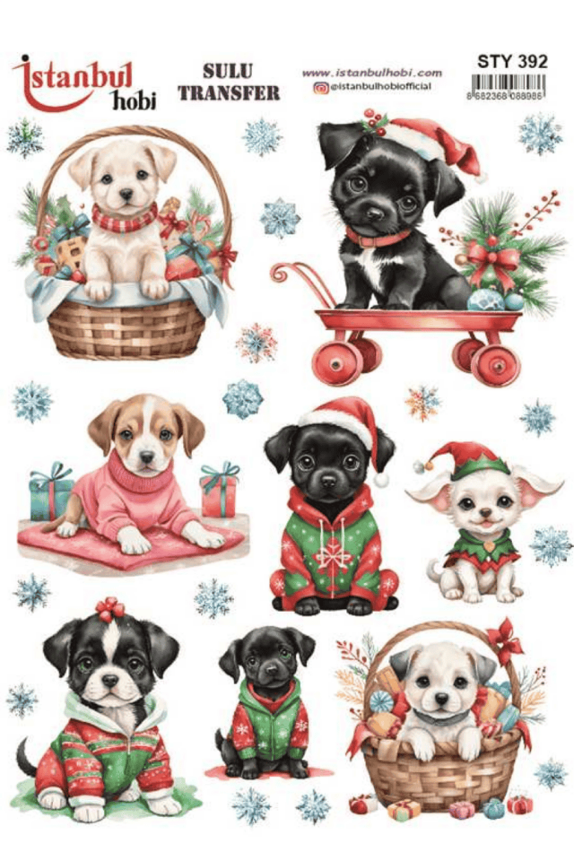 Sulu Transfer Yılbaşı Desen Seri STY392