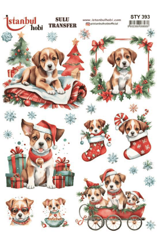 Sulu Transfer Yılbaşı Desen Seri STY393
