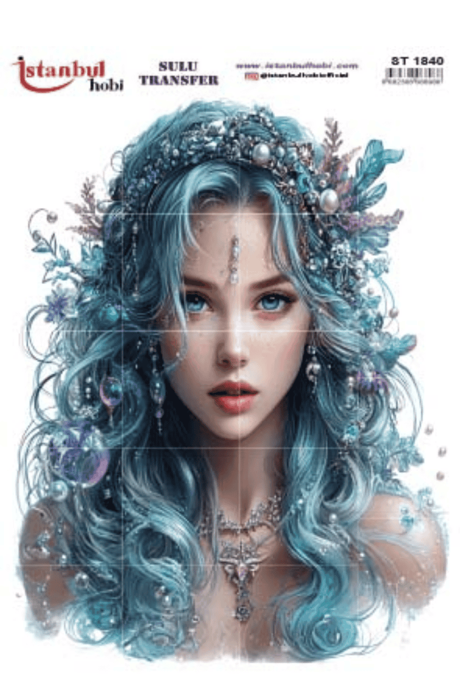 Sulu Transfer Kadınlar Desen Seri ST1840