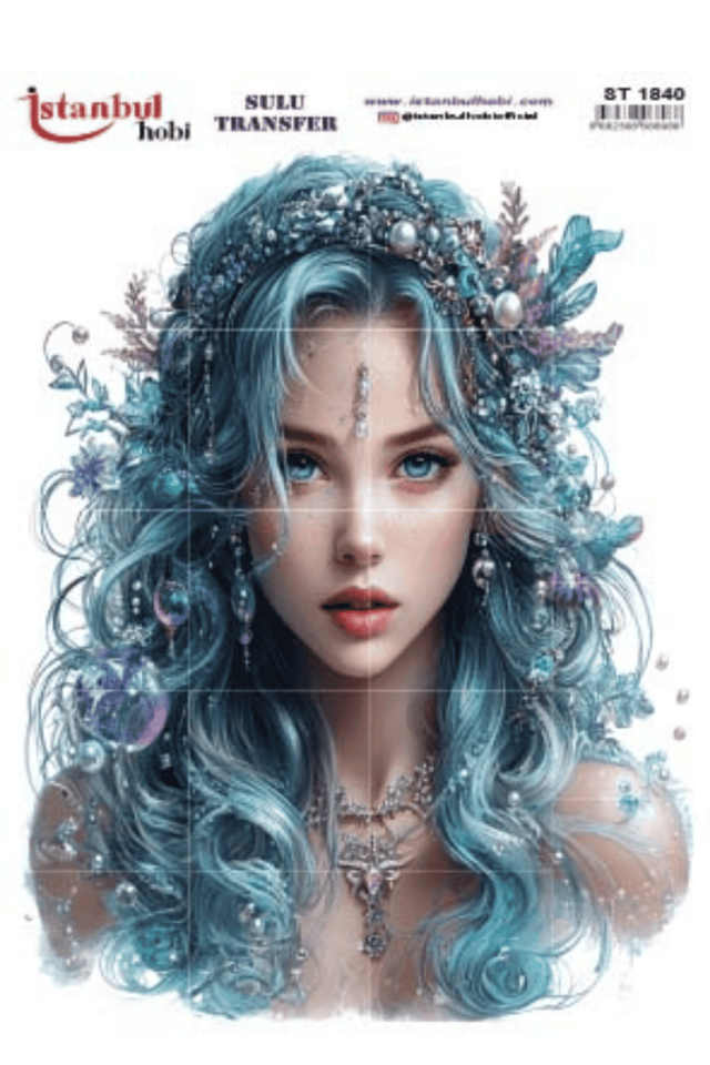 Sulu Transfer Kadınlar Desen Seri ST1840