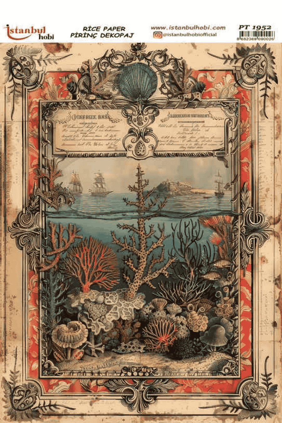 Pirinç Dekopaj PT-1952 30x42cm