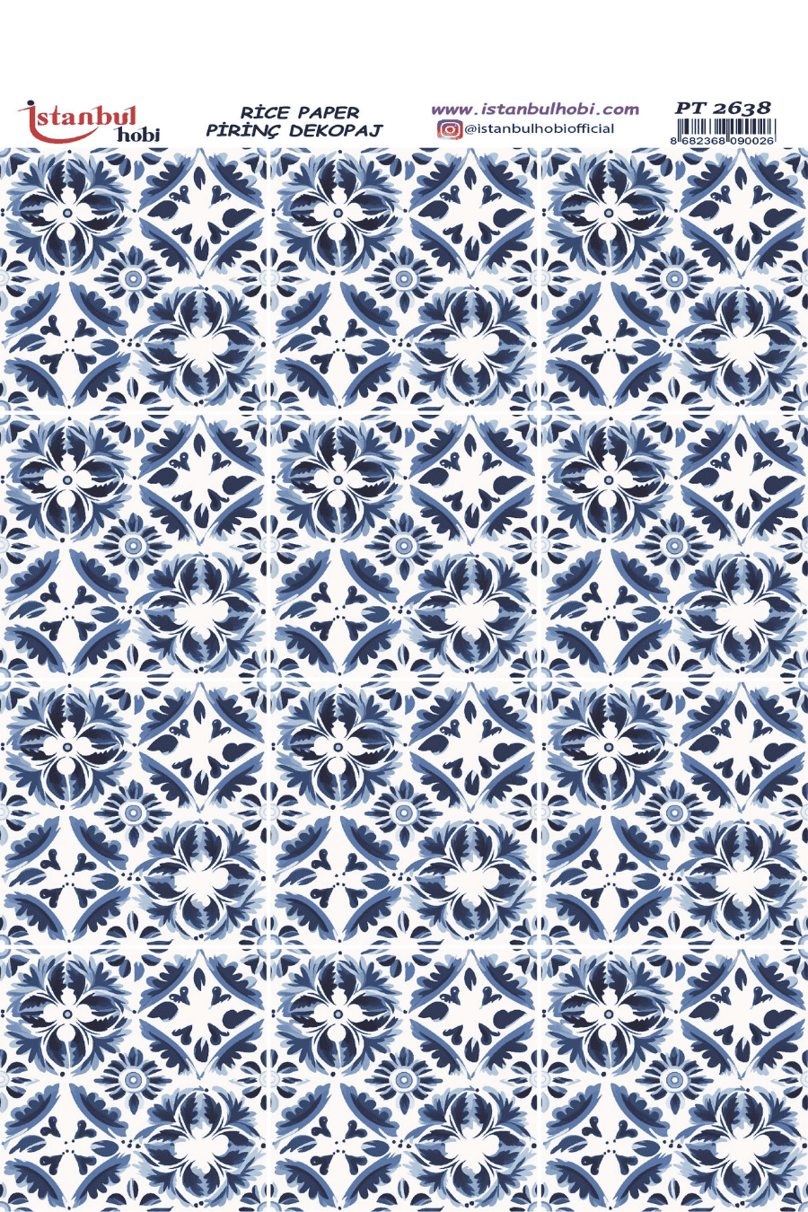 Pirinç Dekopaj PT-2638 30x42cm