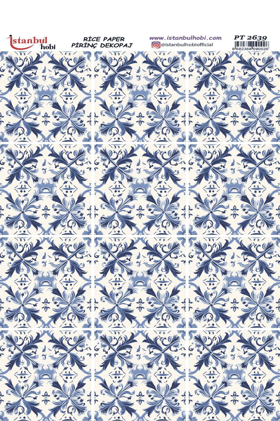 Pirinç Dekopaj PT-2639 30x42cm