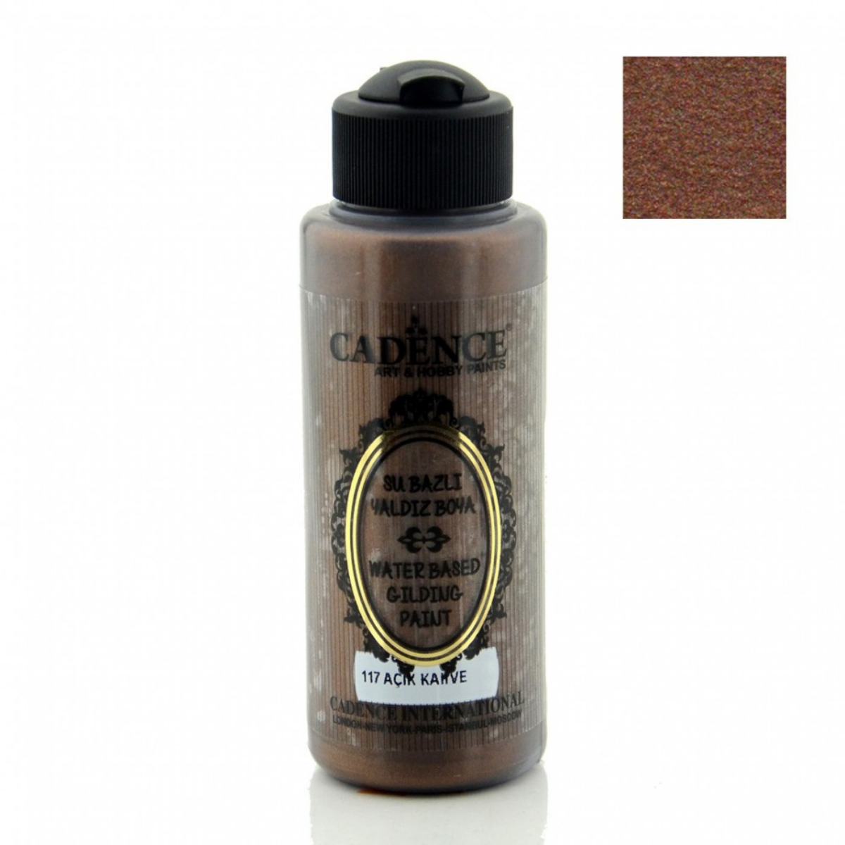 Açık Kahve Su Bazlı Yaldız 120ml - 117
