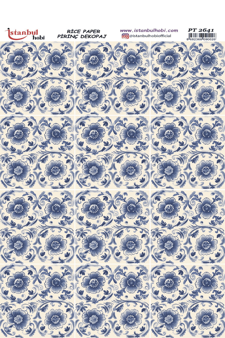 Pirinç Dekopaj PT-2641 30x42cm