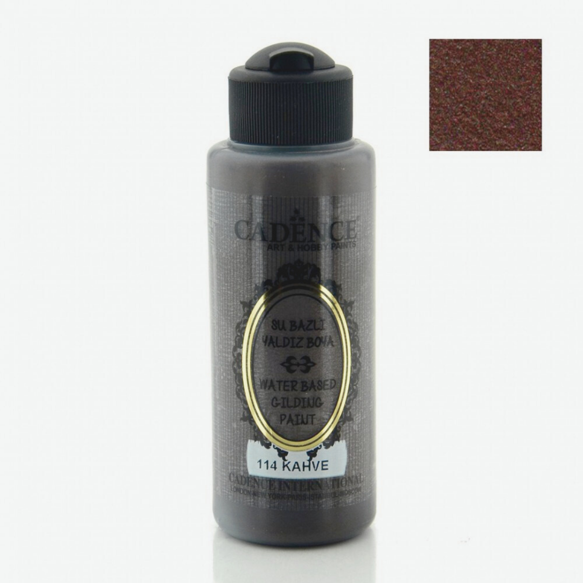 Kahverengi Su Bazlı Yaldız 120ml - 114