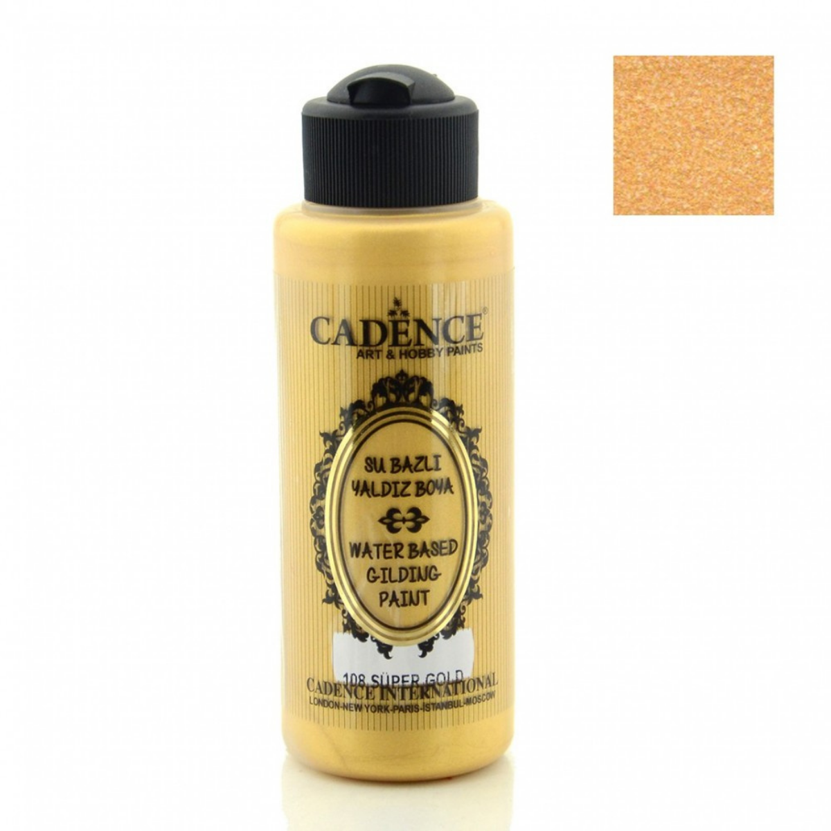 Süper Altın Su Bazlı Yaldız 120ml - 108
