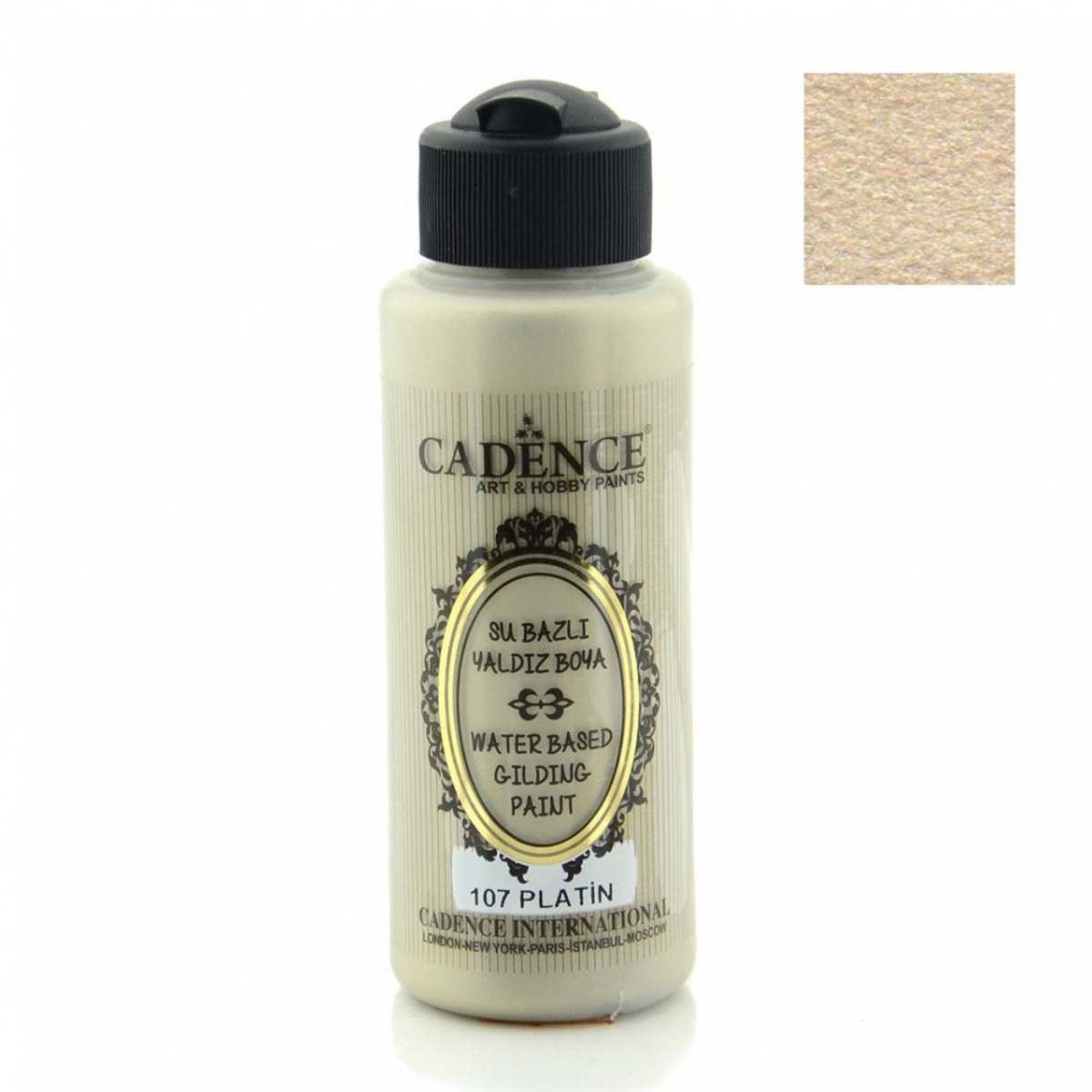 Platin Su Bazlı Yaldız 120ml - 107