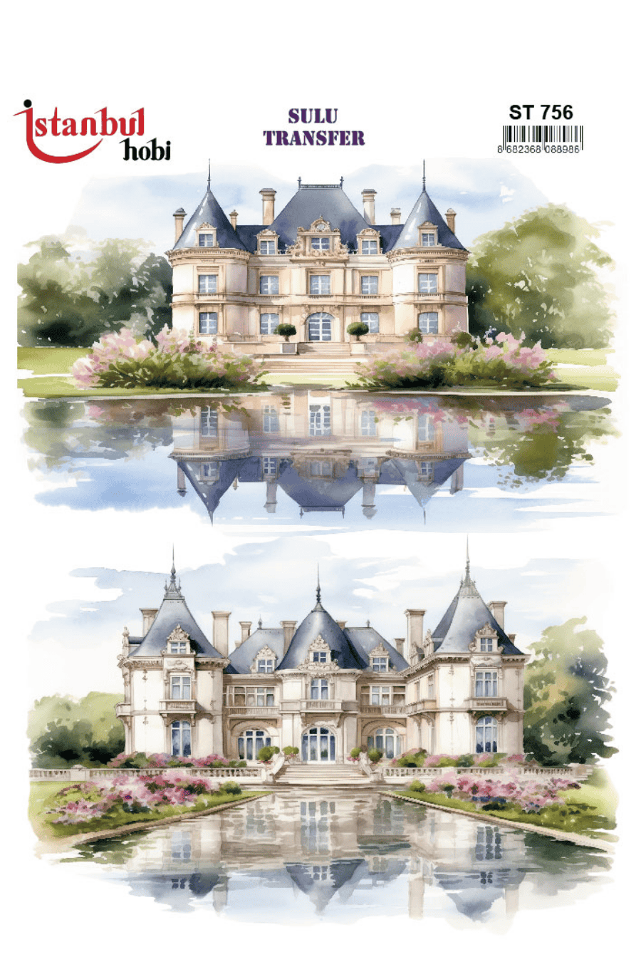 Sulu Transfer Manzara ve Ev Desen Seri ST756
