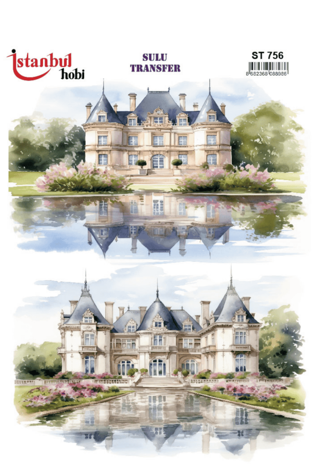 Sulu Transfer Manzara ve Ev Desen Seri ST756