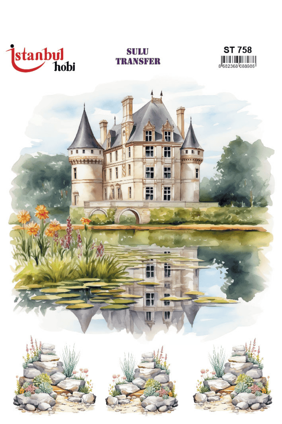 Sulu Transfer Manzara ve Ev Desen Seri ST758