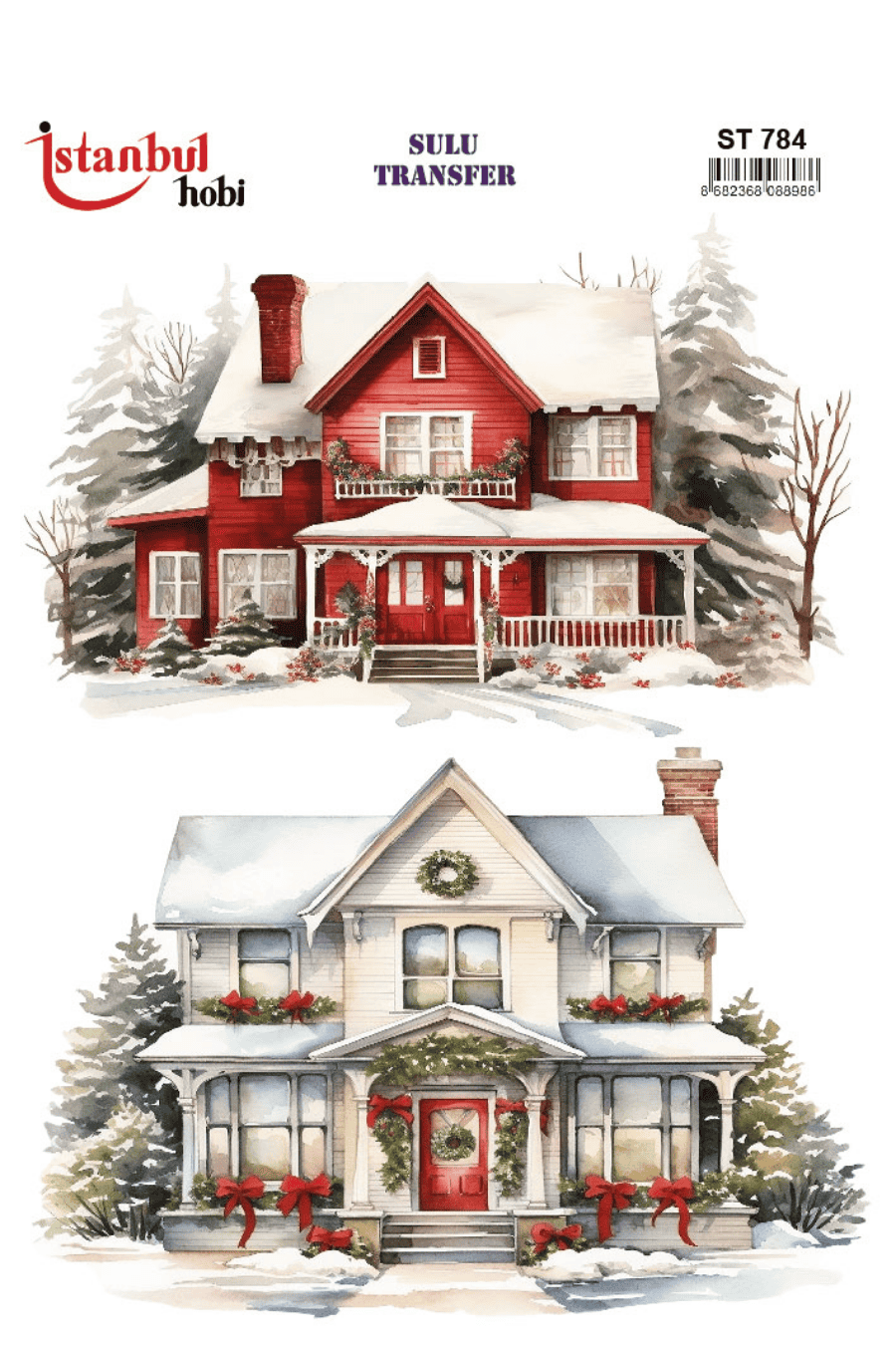 Sulu Transfer Manzara ve Ev Desen Seri ST784