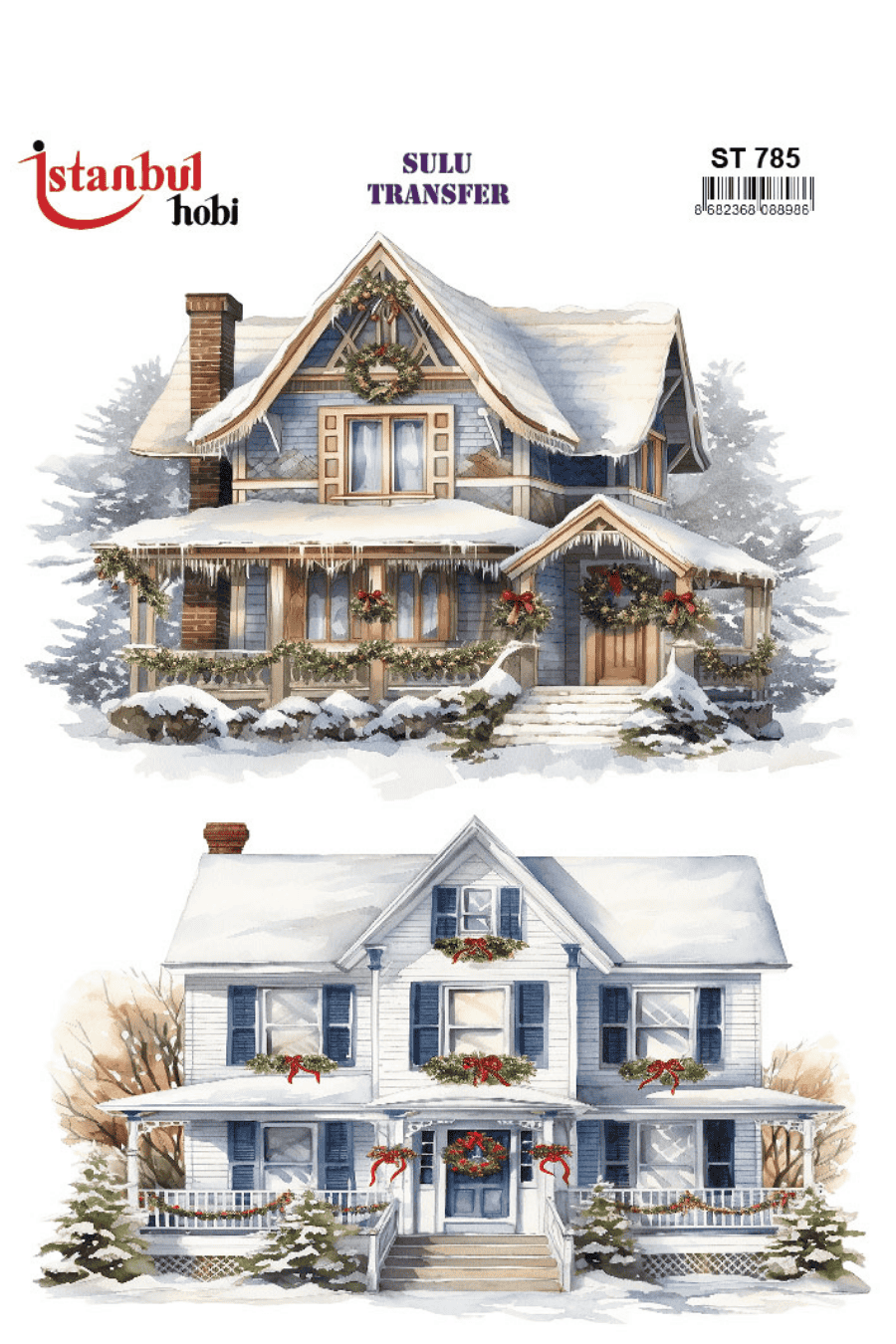 Sulu Transfer Manzara ve Ev Desen Seri ST785