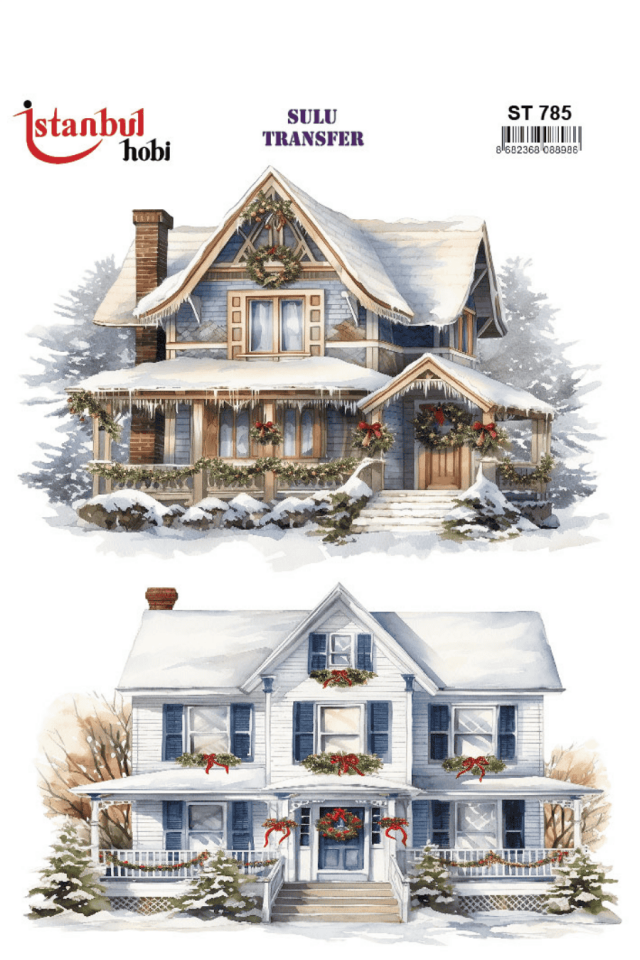 Sulu Transfer Manzara ve Ev Desen Seri ST785