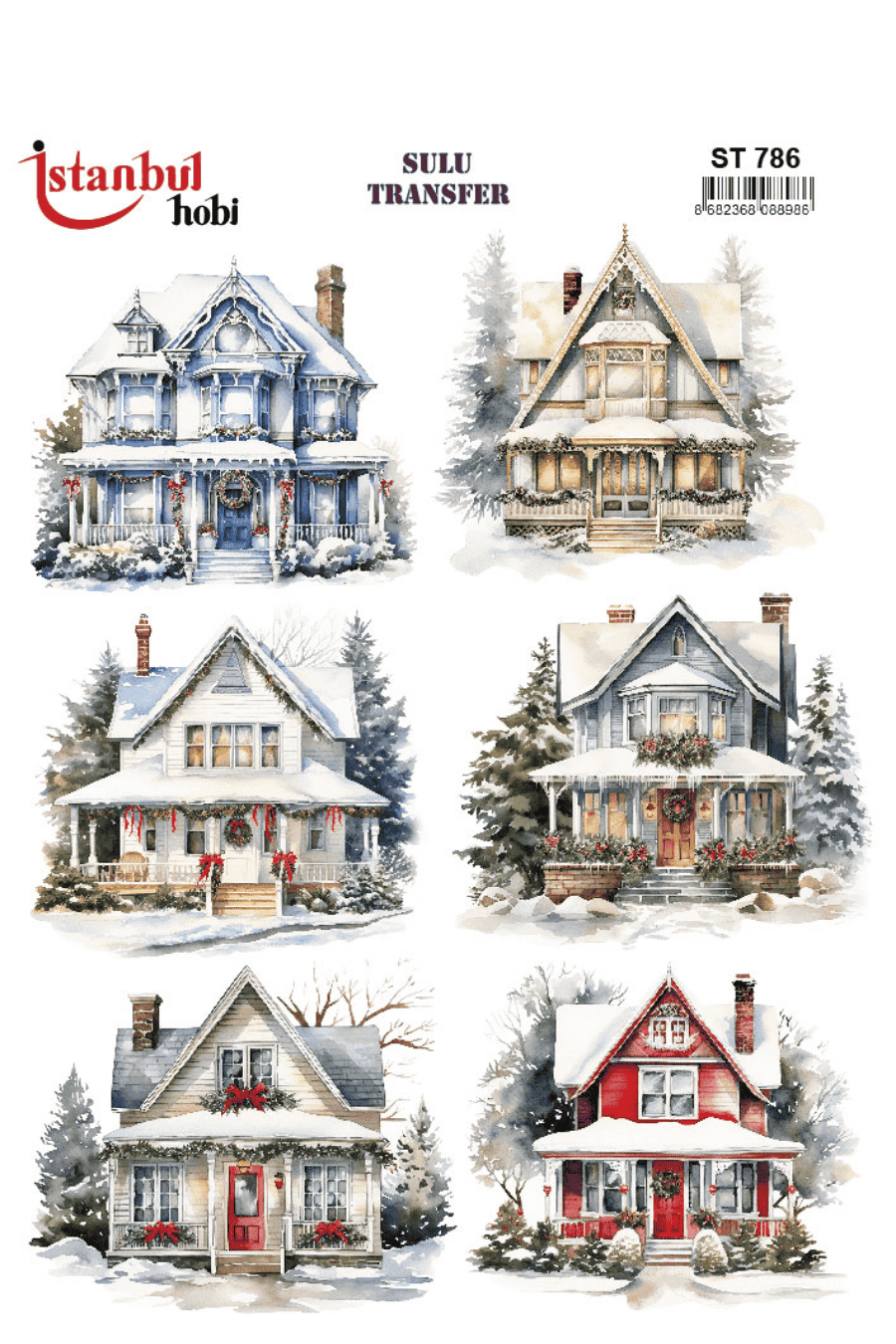 Sulu Transfer Manzara ve Ev Desen Seri ST786