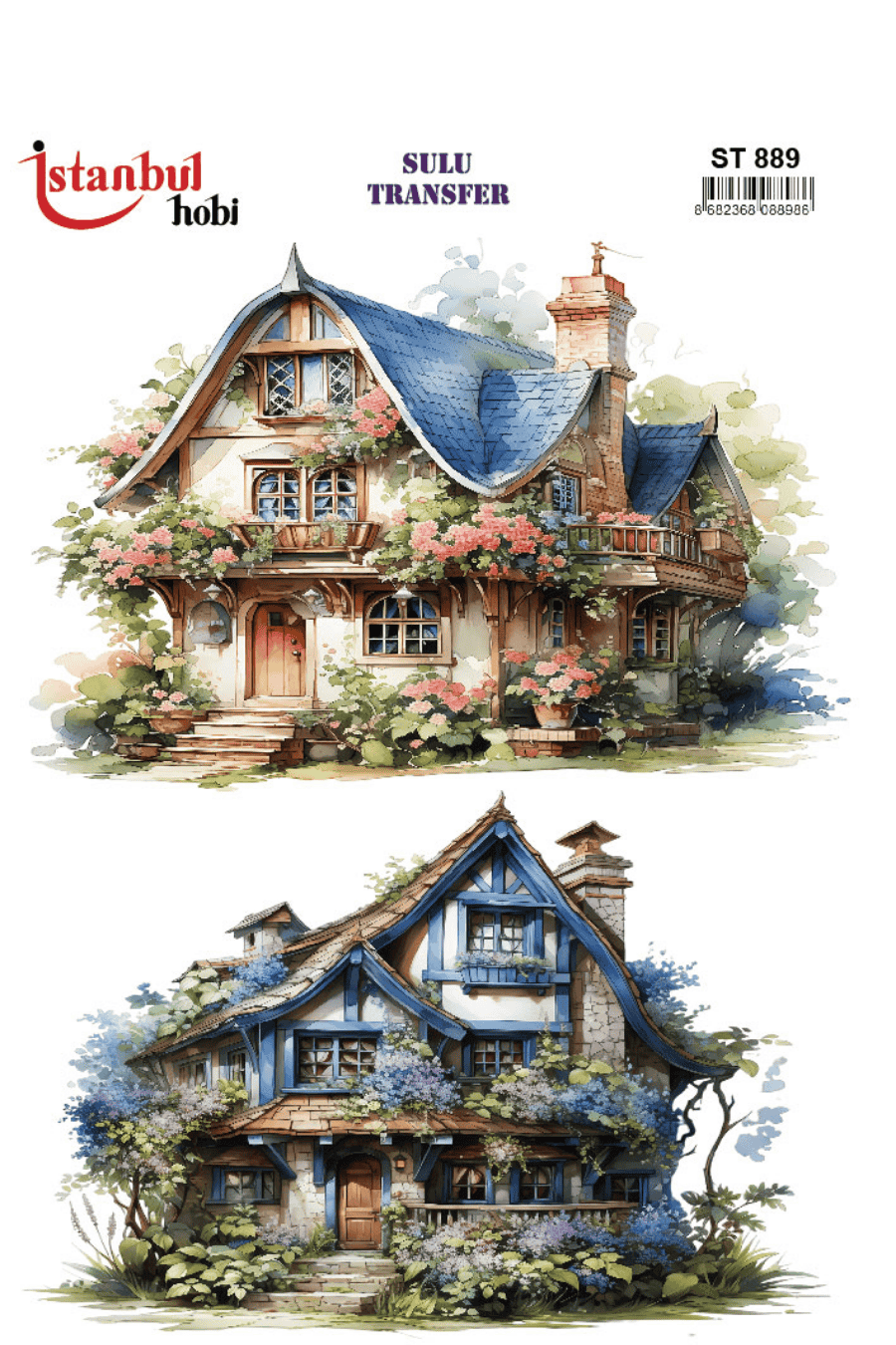 Sulu Transfer Manzara ve Ev Desen Seri ST889