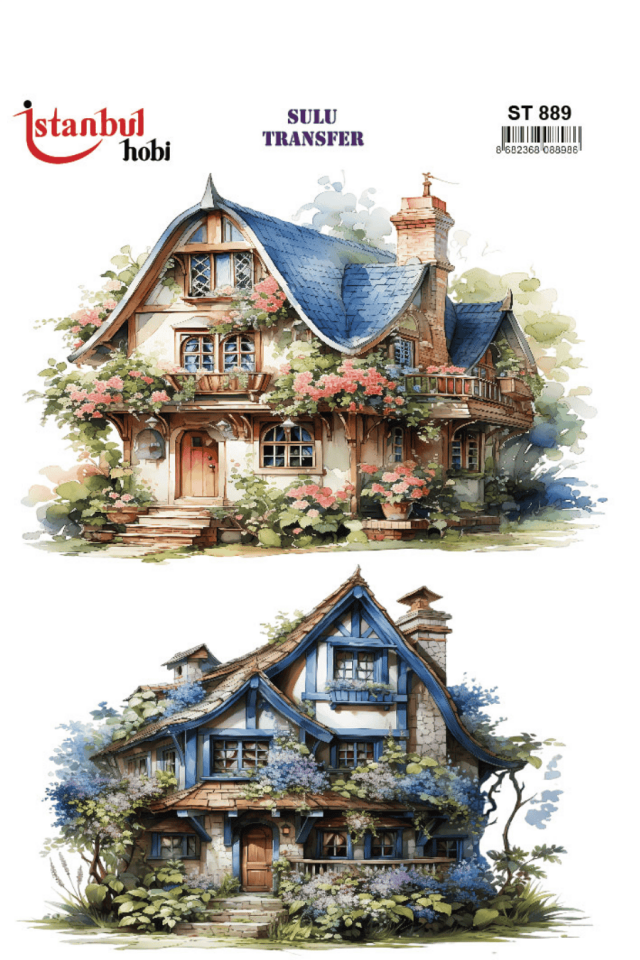 Sulu Transfer Manzara ve Ev Desen Seri ST889
