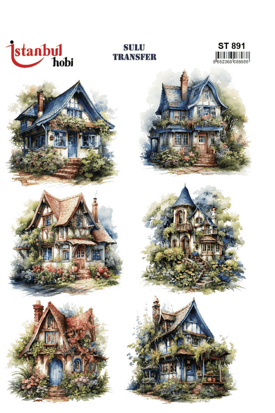 Sulu Transfer Manzara ve Ev Desen Seri ST891