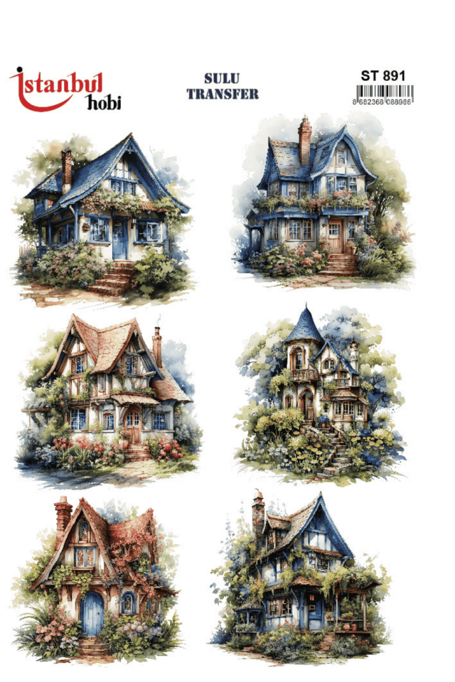 Sulu Transfer Manzara ve Ev Desen Seri ST891