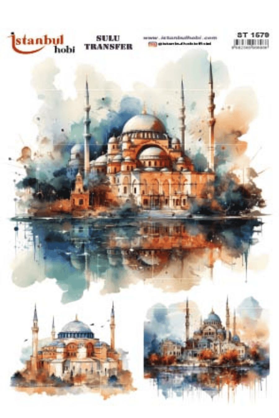 Sulu Transfer Manzara ve Ev Desen Seri ST1579