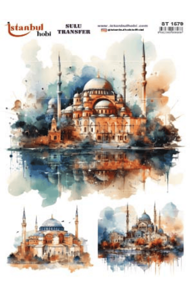 Sulu Transfer Manzara ve Ev Desen Seri ST1579