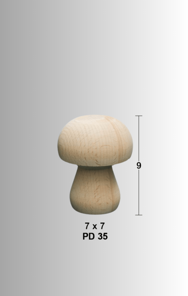 Doğal Ağaç Mantar (9cm) PD-35