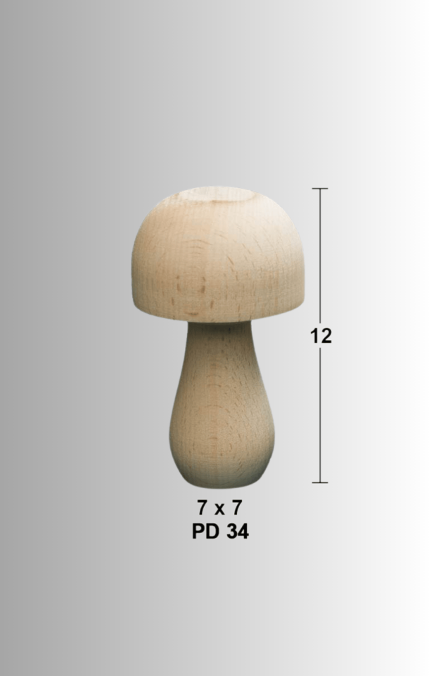Doğal Ağaç Mantar (12cm) PD-34