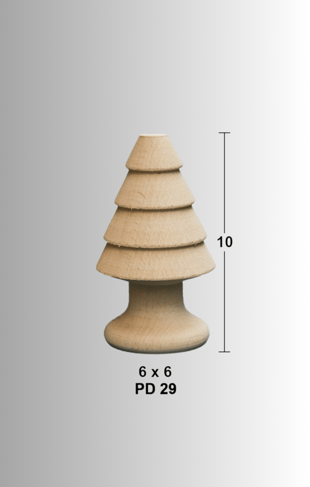 Doğal Ağaç Çam Ağacı (10cm) PD-29
