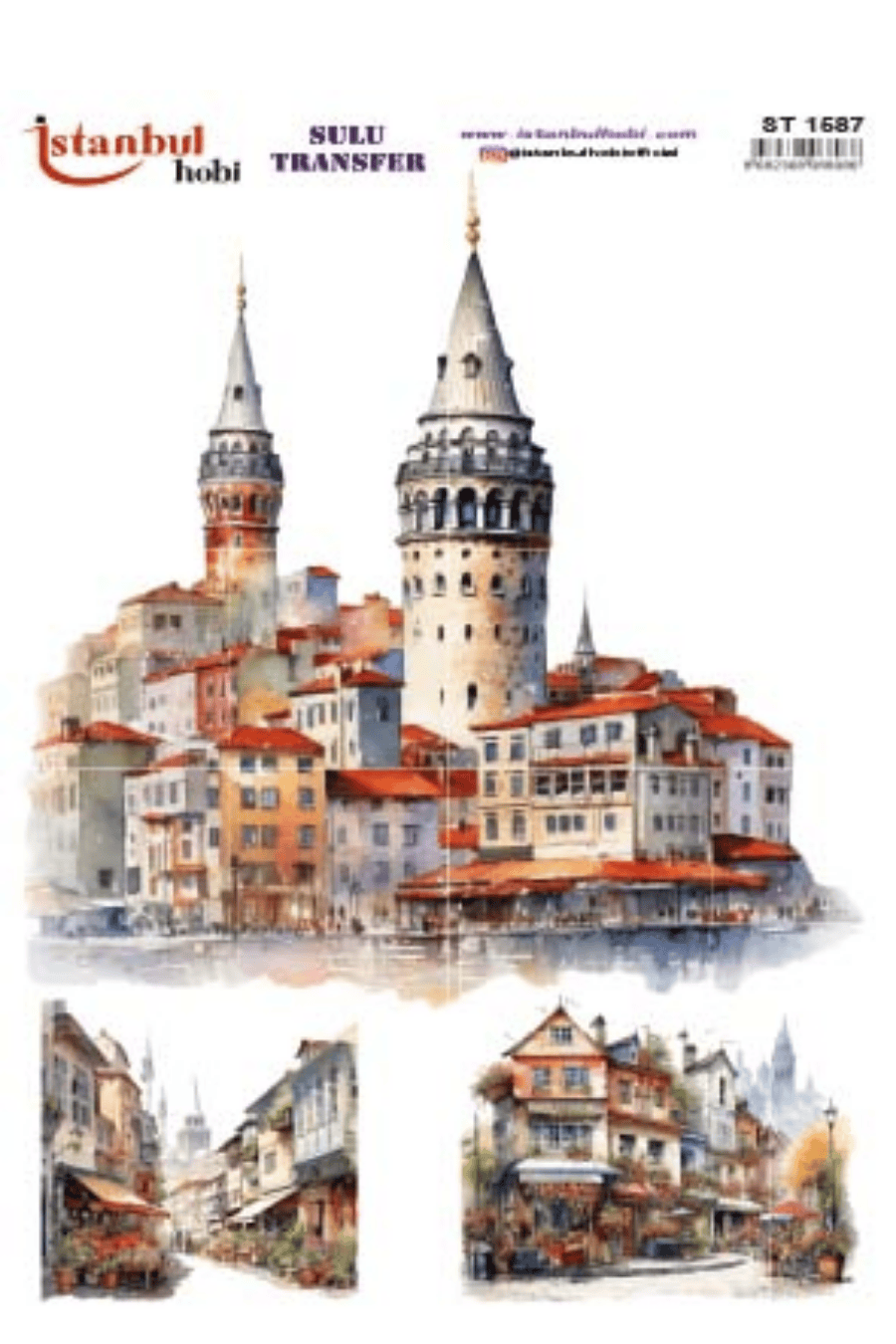 Sulu Transfer Manzara ve Ev Desen Seri ST1587