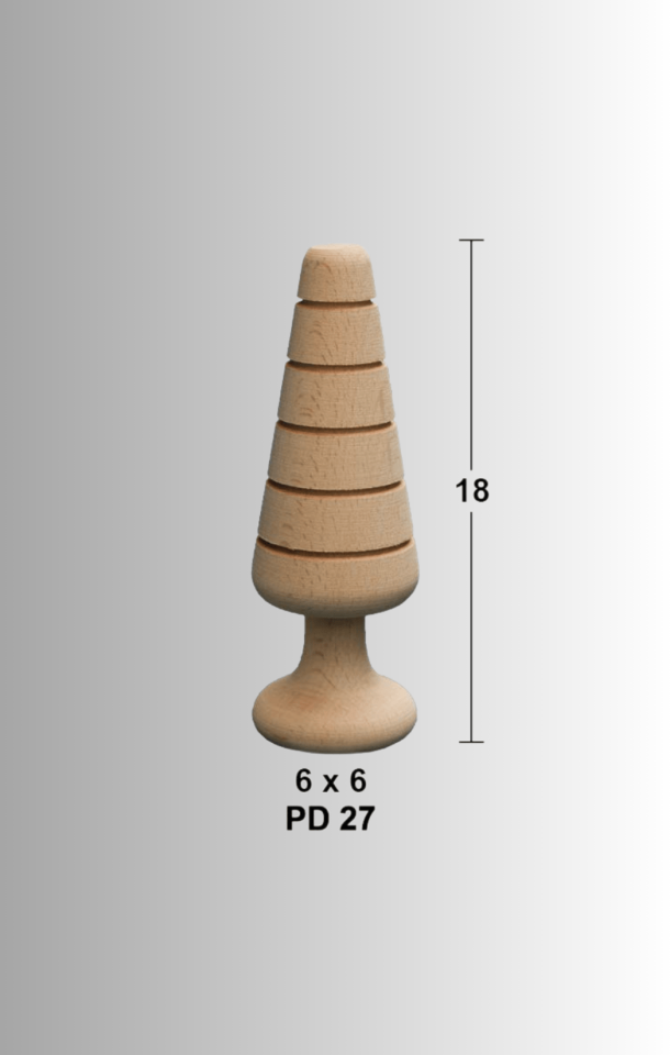 Doğal Ağaç Çam Ağacı (18cm) PD-27