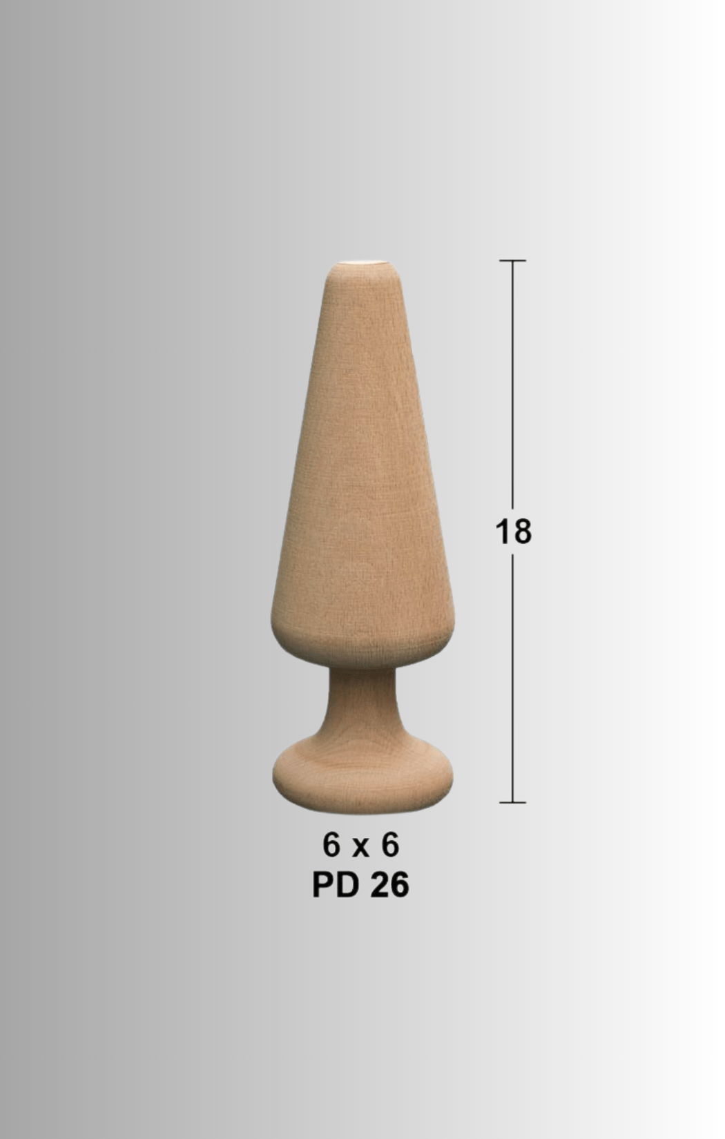 Doğal Ağaç Çam Ağacı (18cm) PD-26