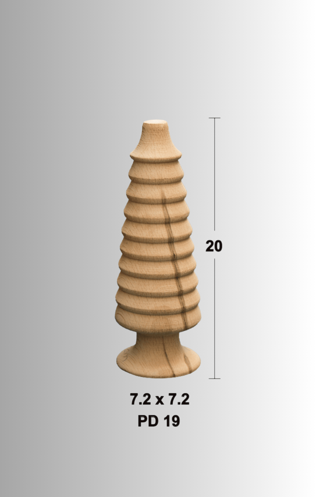 Doğal Ağaç Çam Ağacı (20cm) PD-19