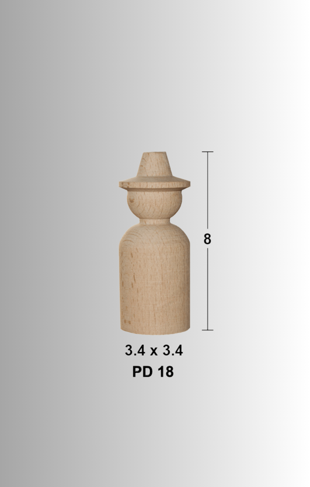 Peg Doll (8cm) PD-18