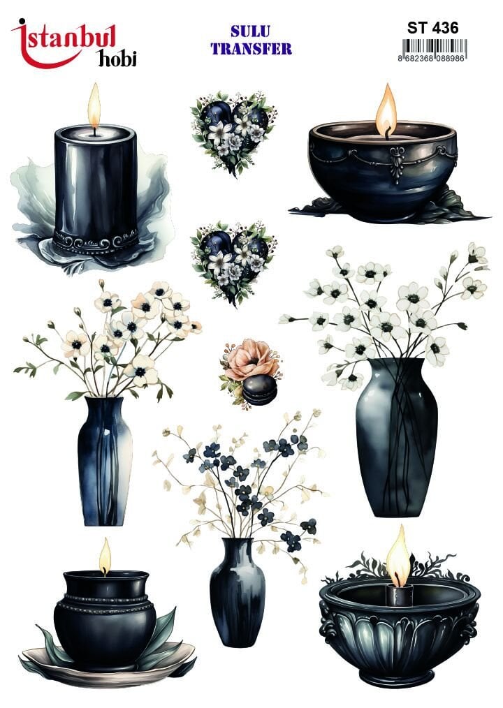 Sulu Transfer Kadınlar Desen Seri ST436