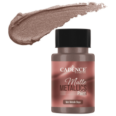 Kahverengi Mat Metalik Boya 50ml-MMB27