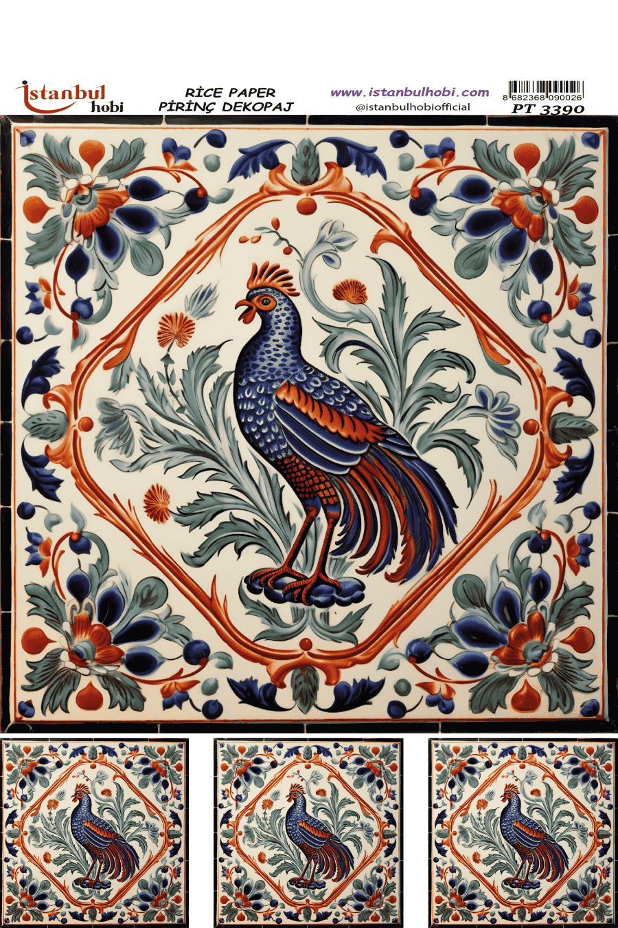 Pirinç Dekopaj PT-3390 30x42cm