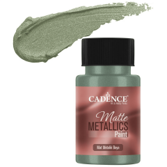 Antik Yeşil Mat Metalik Boya 50ml-MMB24