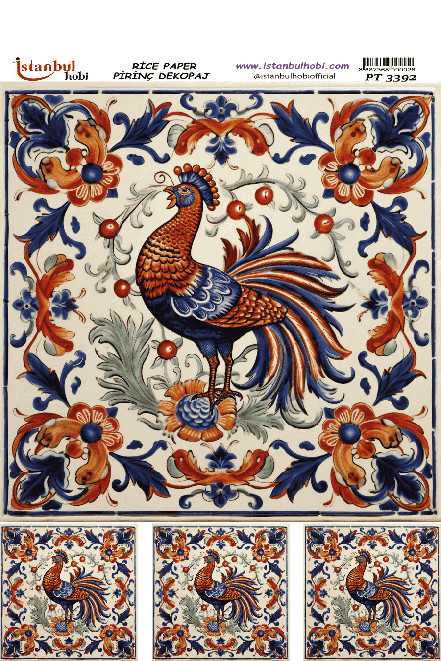 Pirinç Dekopaj PT-3392 30x42cm