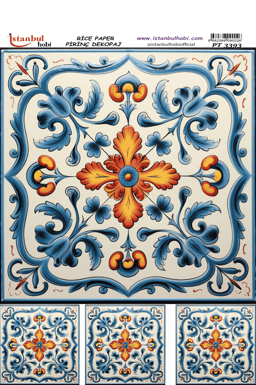 Pirinç Dekopaj PT-3393 30x42cm