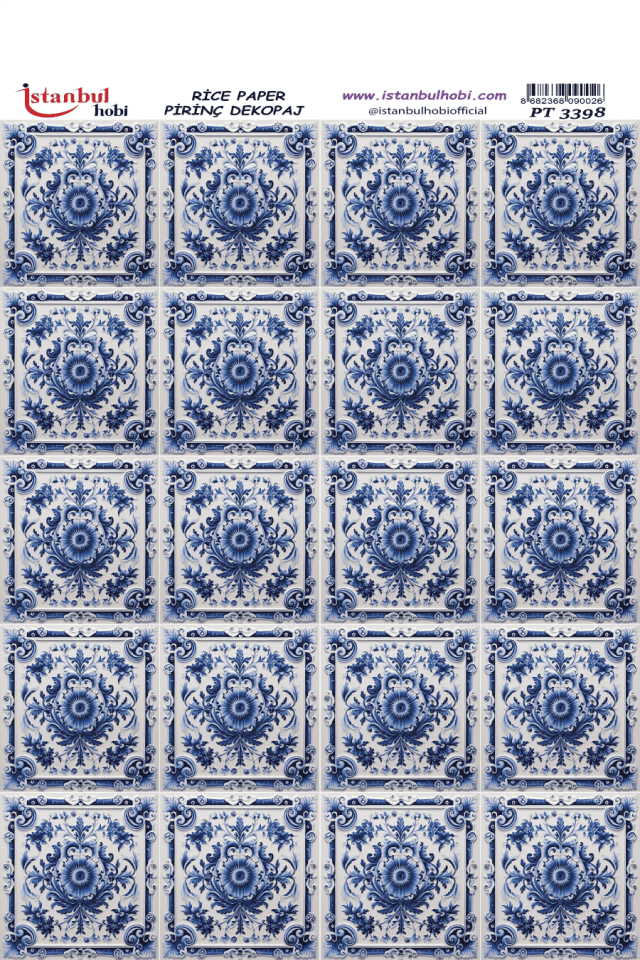 Pirinç Dekopaj Serisi PT-3398 30x42cm