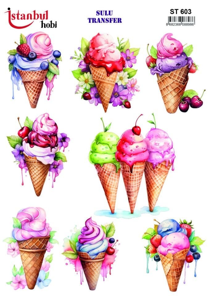 Sulu Transfer Desenli ST603