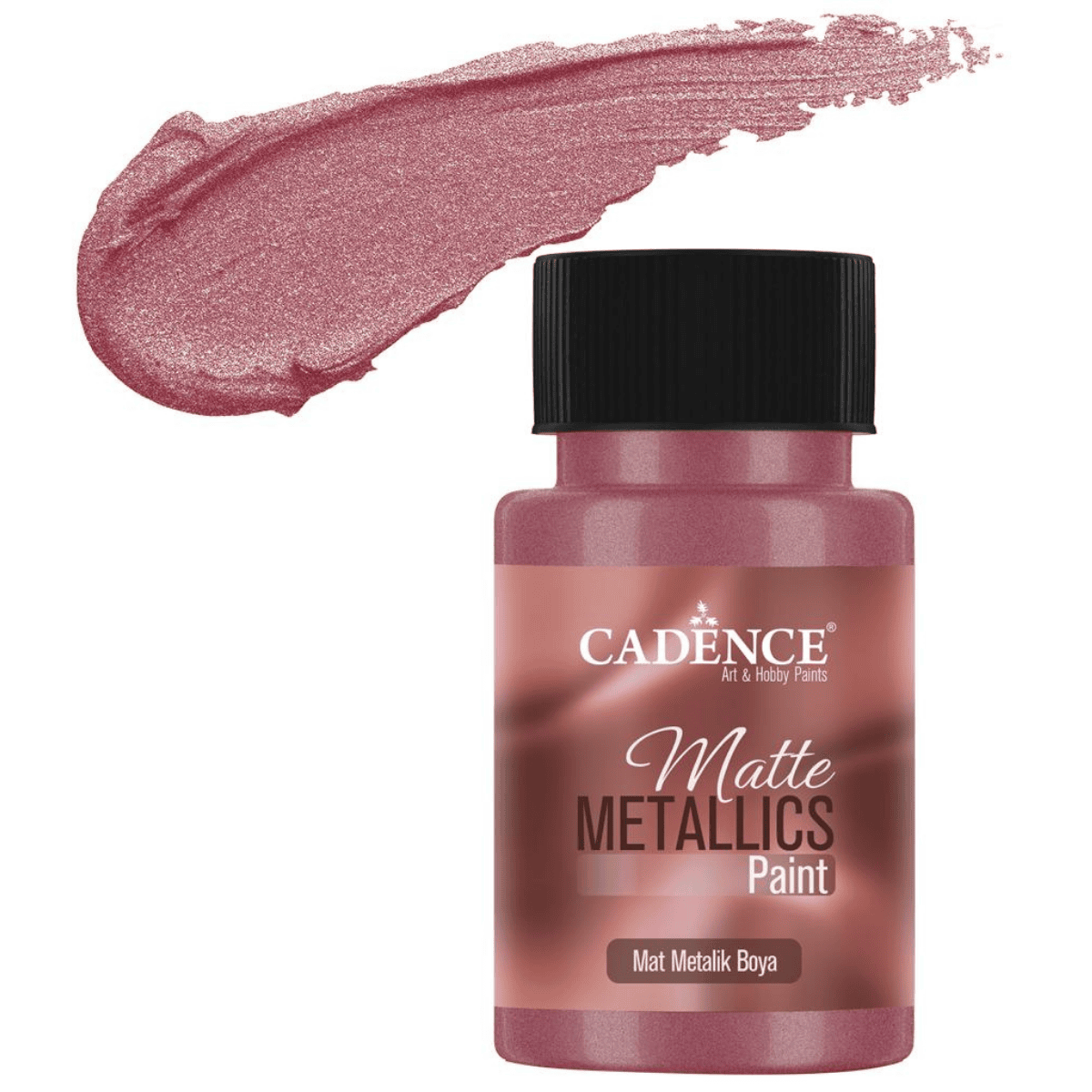 Pembe Kahve Mat Metalik Boya 50ml-MMB12